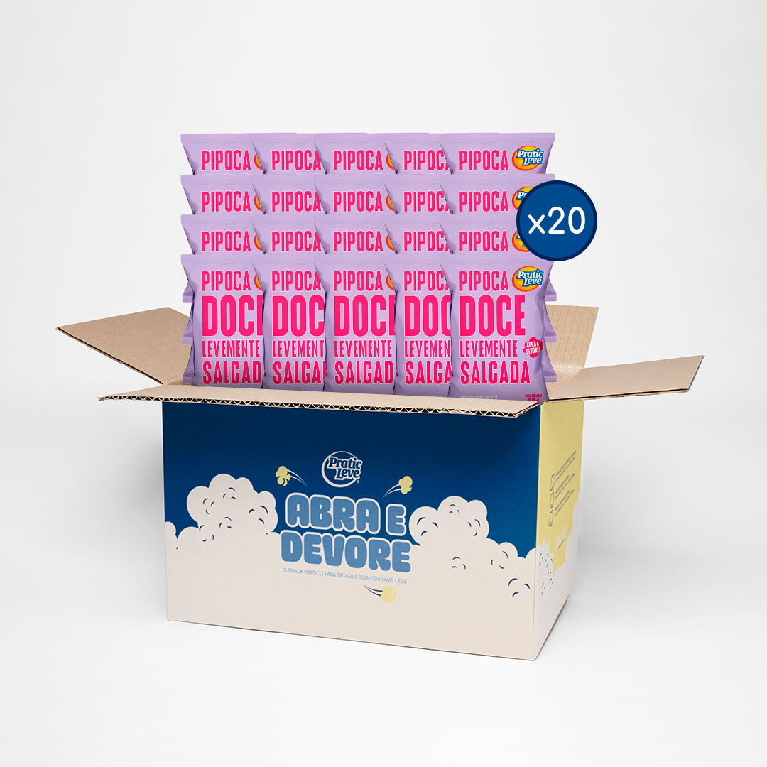 Pipoca Doce Levemente Salgada