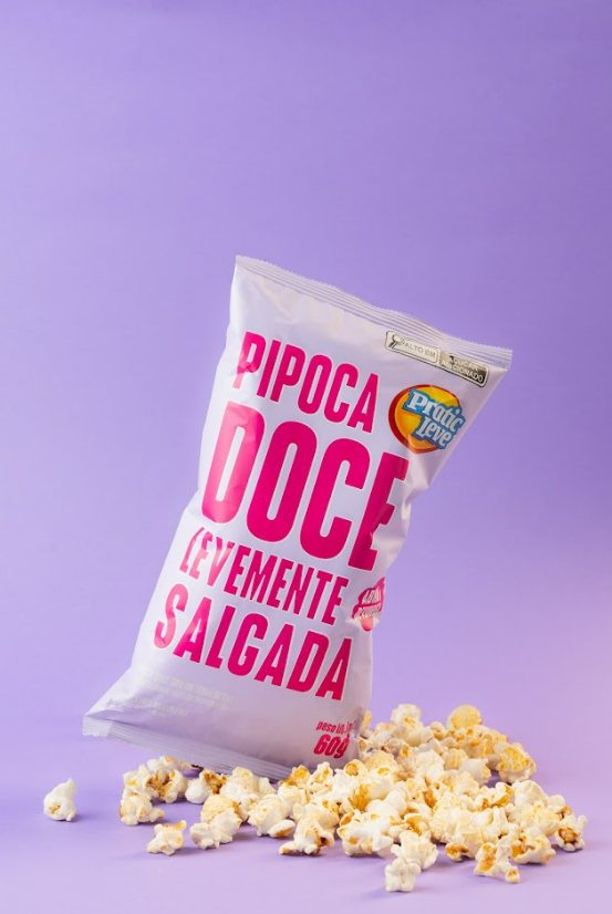 PIPOCA DOCE LEVEMENTE SALGADA - 1 UNIDADE