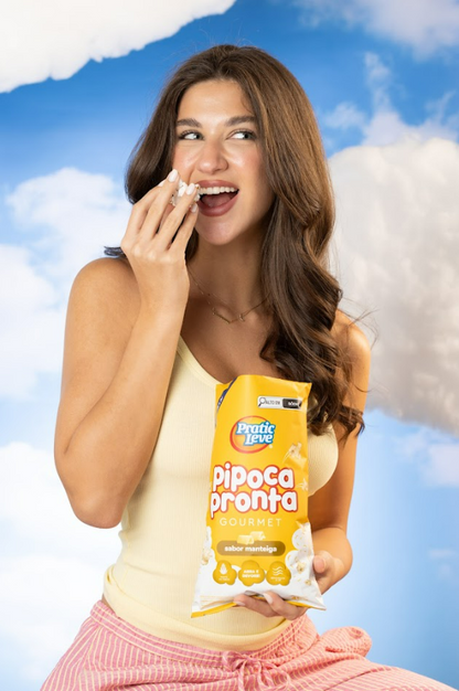 PIPOCA ESTOURADA A AR SABOR MANTEIGA - 1 UNIDADE