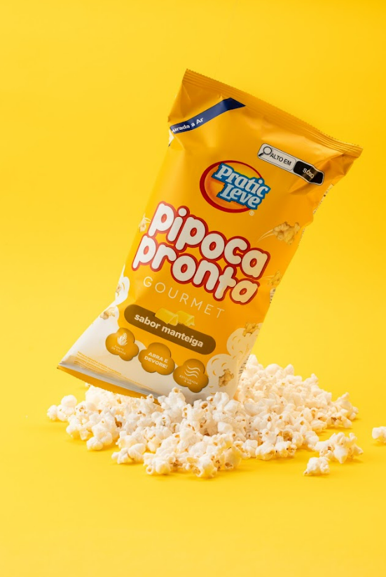 PIPOCA ESTOURADA A AR SABOR MANTEIGA - 1 UNIDADE