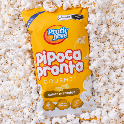 Pipoca Sabor Manteiga - 9 Unidades